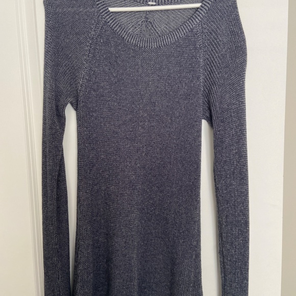 Lululemon Cabin Yogi Long Sleeve Inkwell / Heathered Medium Grey - Picture 6 of 8